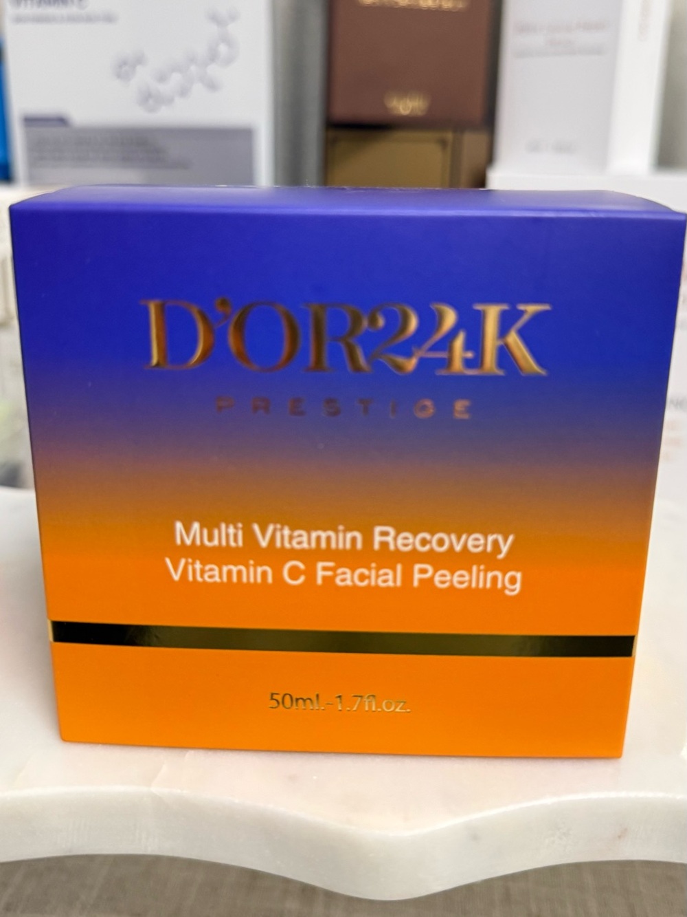 Prestige Multi Vitamin Recovery Vitamin C Facial Peeling - Orange/Blue